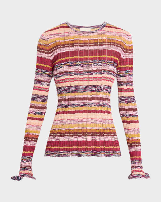 Maci Long-Sleeve Knit Pullover